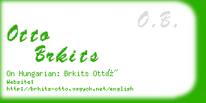 otto brkits business card